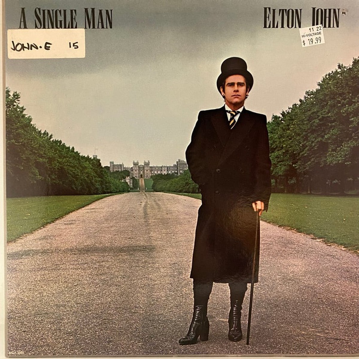 Elton John A Single Man LP USED NM/VG+